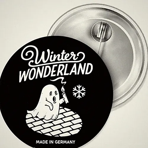 Winter-Wunderland Deutschland Button Anstecker Aufkleber Flaschenöffn Spiegel