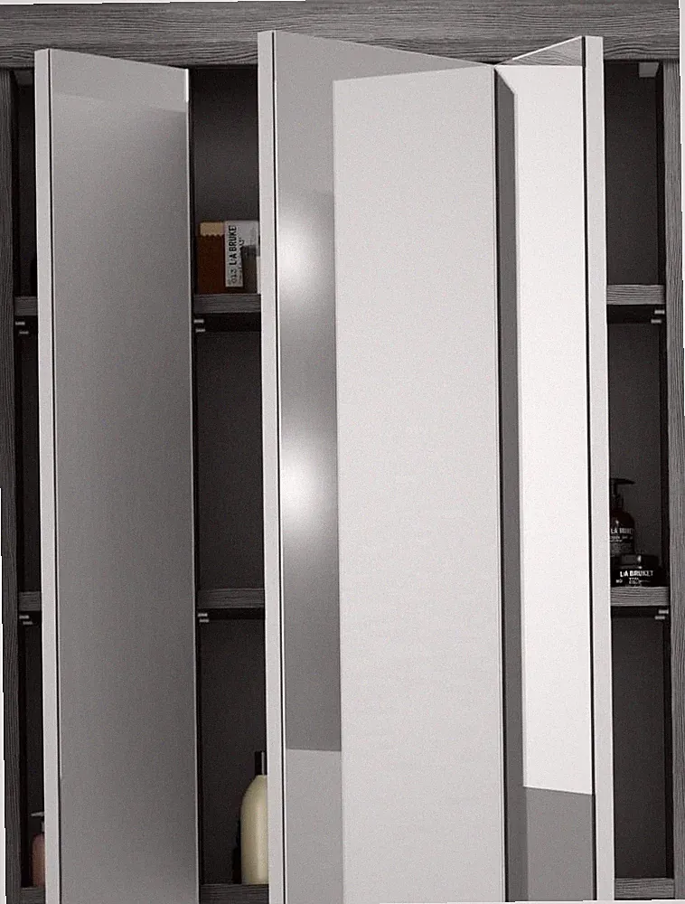 xonox Badschrank Spiegelschrank Badspiegel Schrank - Badezimmer Scout - 60x79x18