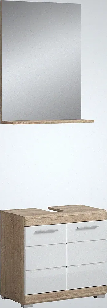 xonox.home 5 tlg. Badmöbel-Set Badmöbelkombi Badschränke Lambada 60x191x34cm