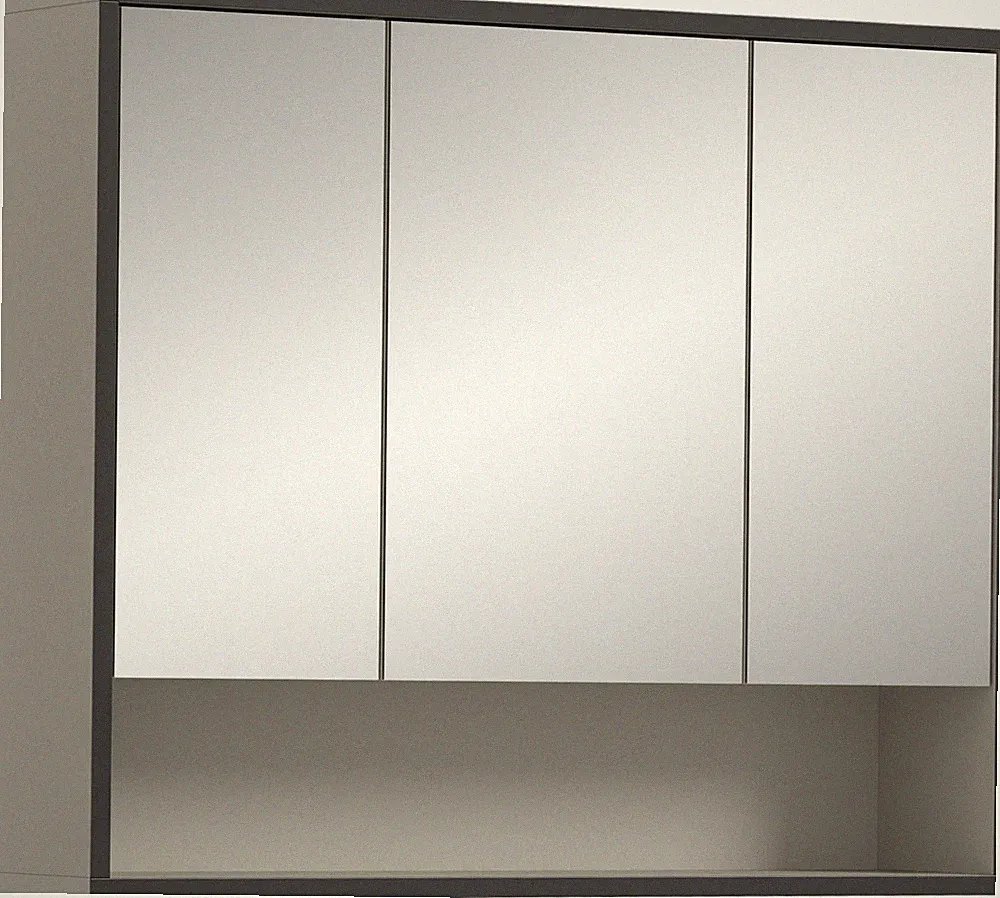 xonox.home Spiegelschrank Badspiegel Badschrank Bagno Kaschmir 80x68x19cm