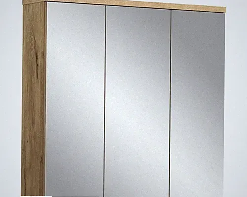 Xonox.home Spiegelschrank Grado 75 x 20 x 80 cm nox oak 3-türig