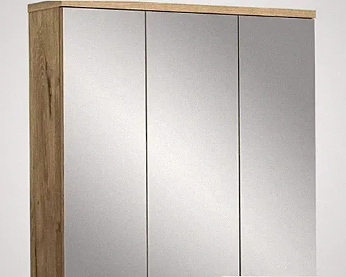 Xonox.home Spiegelschrank Grado 75 x 20 x 80 cm nox oak 3-türig