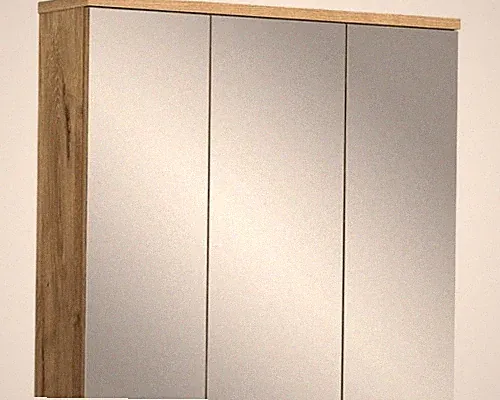 Xonox.home Spiegelschrank Grado 75 x 20 x 80 cm nox oak 3-türig