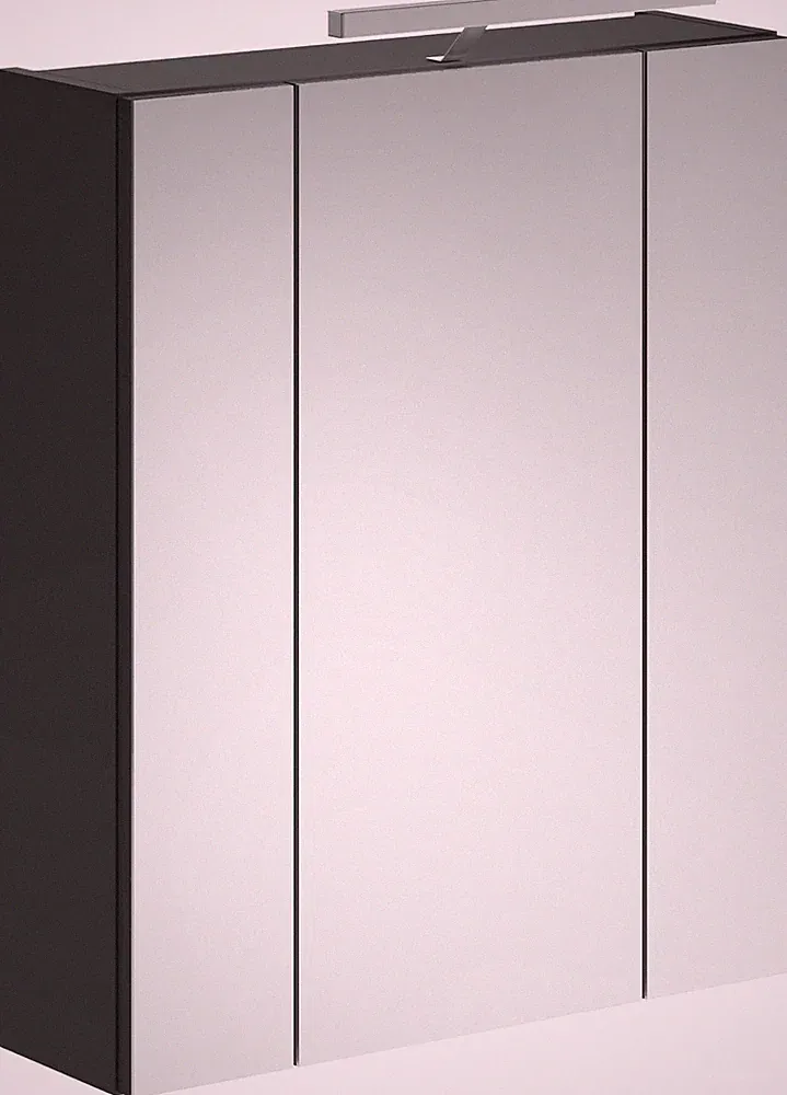 Xonox Spiegelschrank inkl. Beleuchtung Badschrank - Badezimmer Linus - 60x70x18